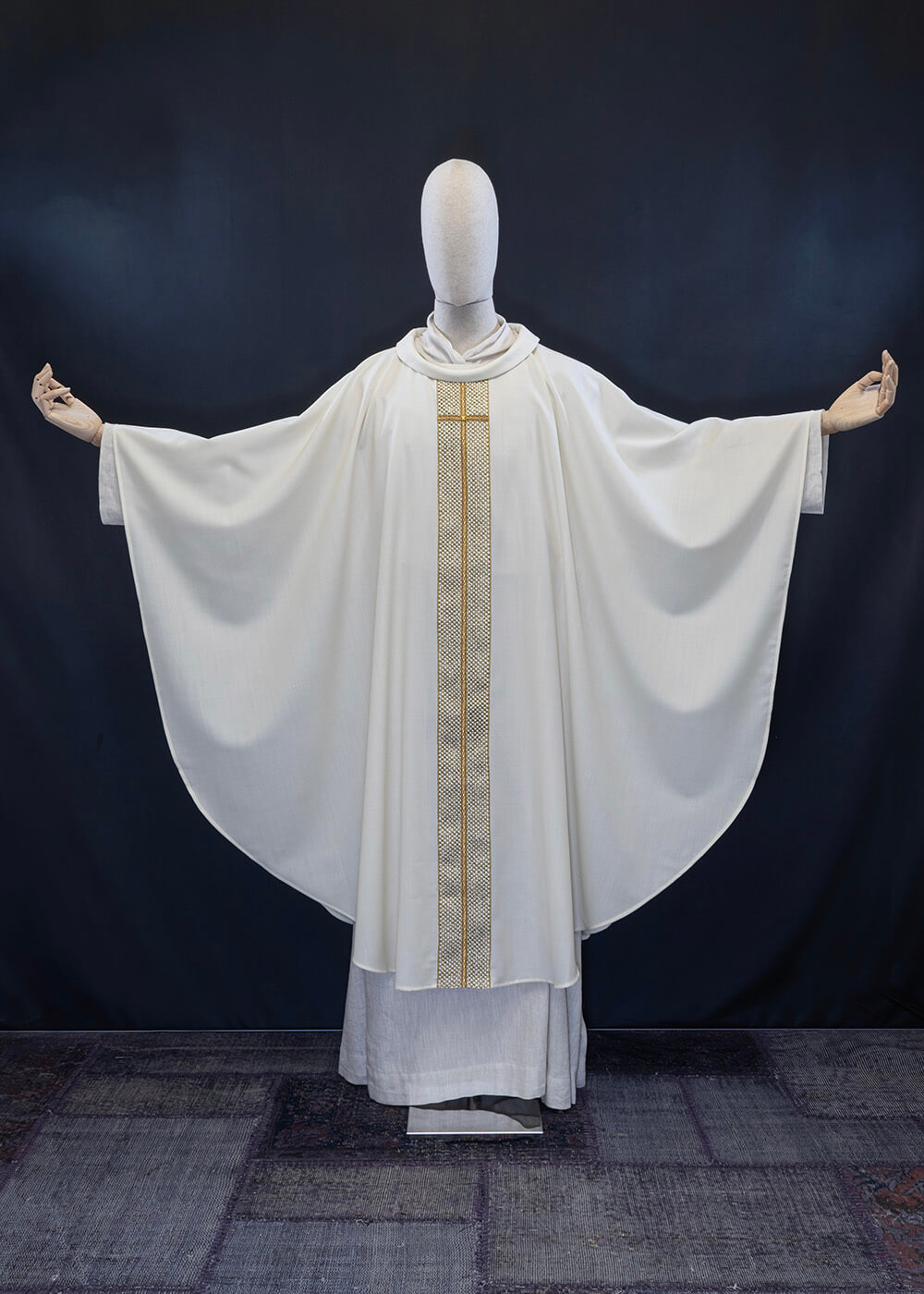 Casula FOGLIA SFUMATA - Bianco