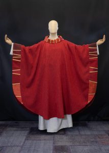 Casula geometrie rossa