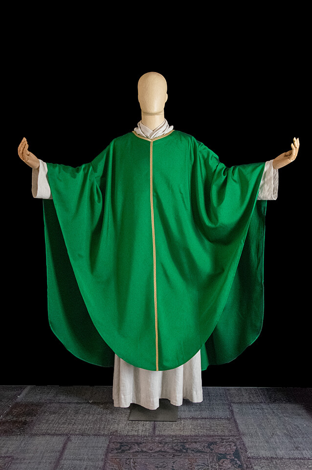 Green renaissance chasuble
