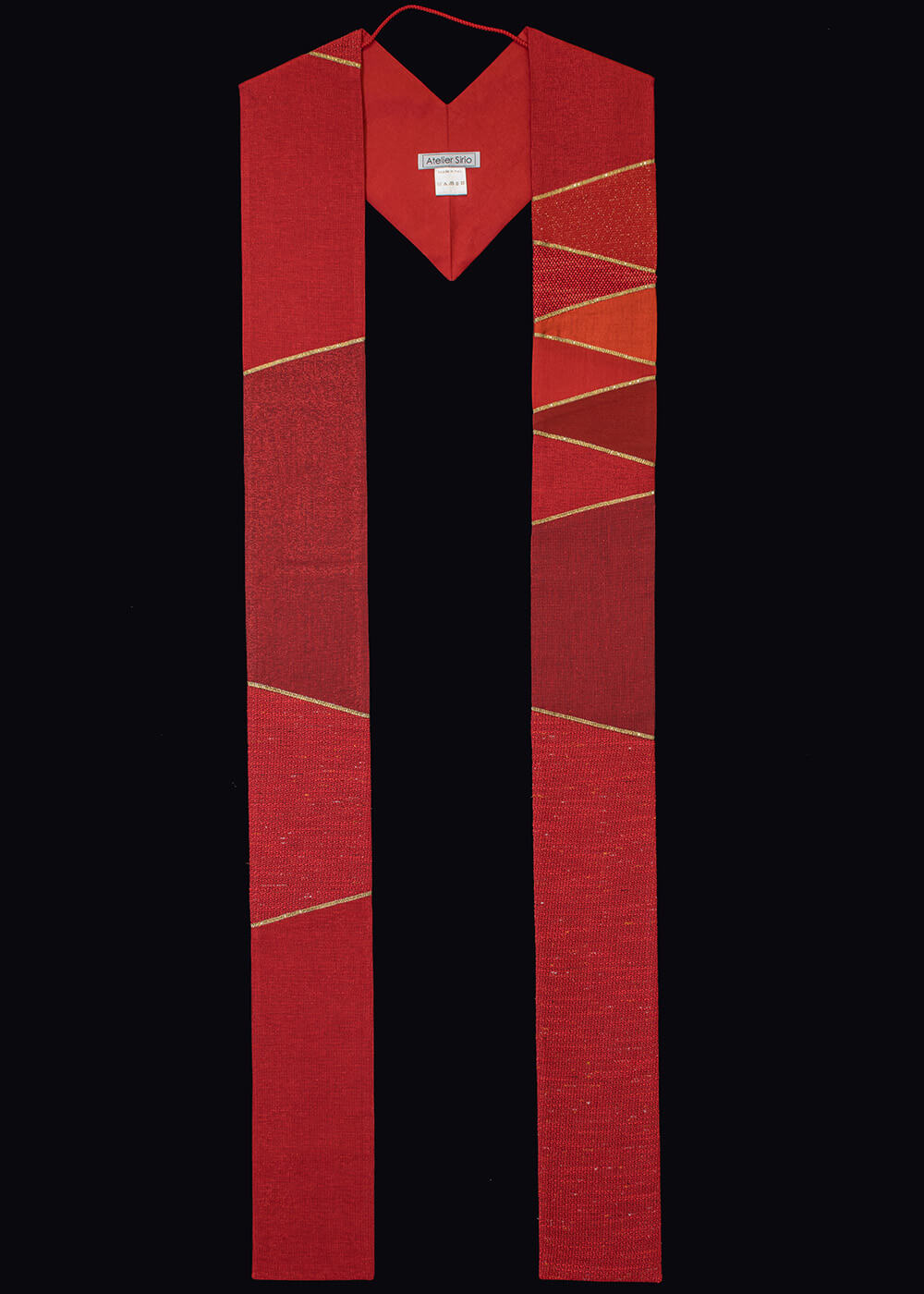 STOLE PATCHWORK - Red
